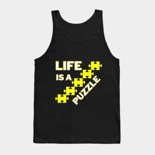 Life is a Puzzle ! Tank Top